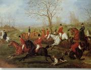 unknow artist Classical hunting fox, Equestrian and Beautiful Horses, 074. Sweden oil painting artist